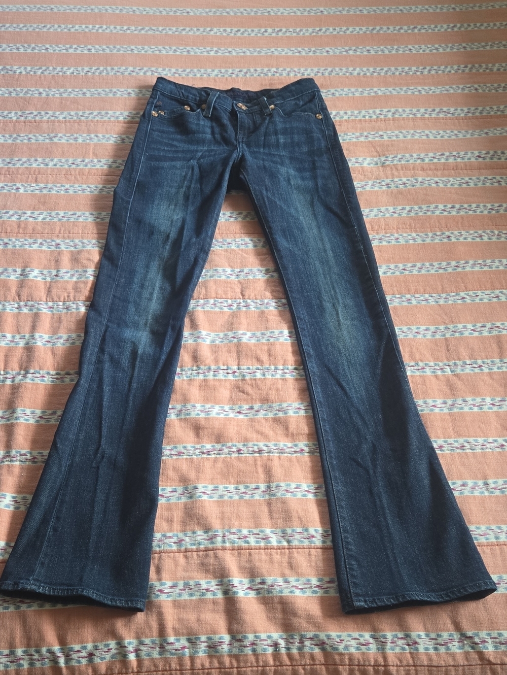 Rock & Republic Kasandra Dark Blue Flare Jeans